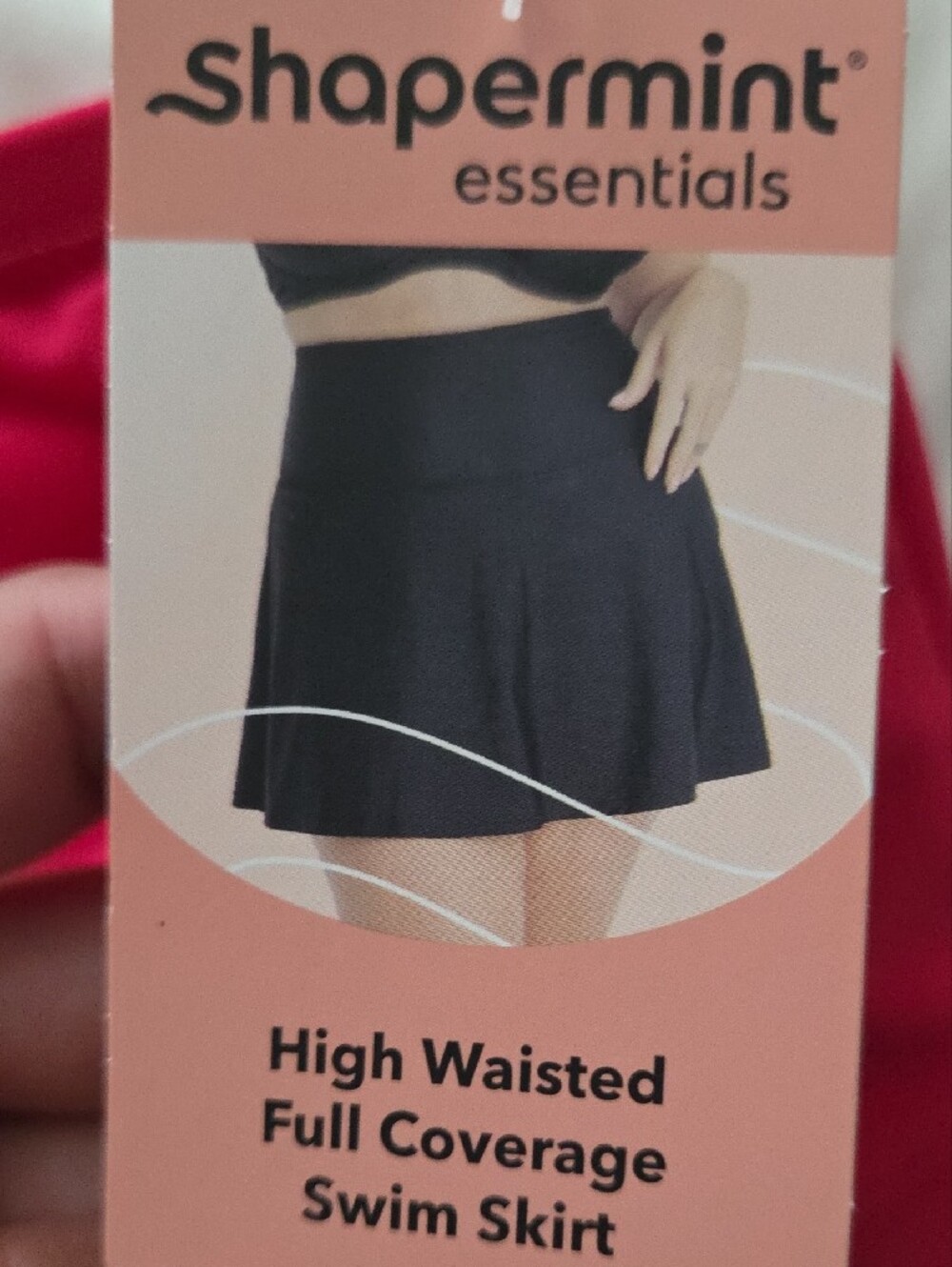 Shapermint Full Coverage Hot Pink Swim Skirt - Picture 7 of 10